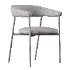 Toko dining chair light gray 2 pcs - Thumbnail 4