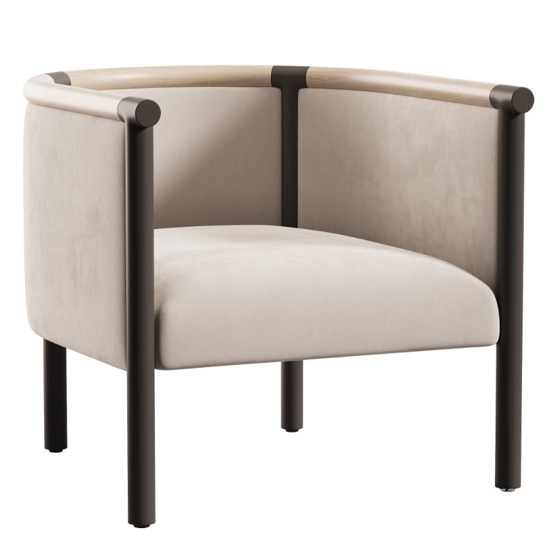 Tweed Lounge Chair - Image 1