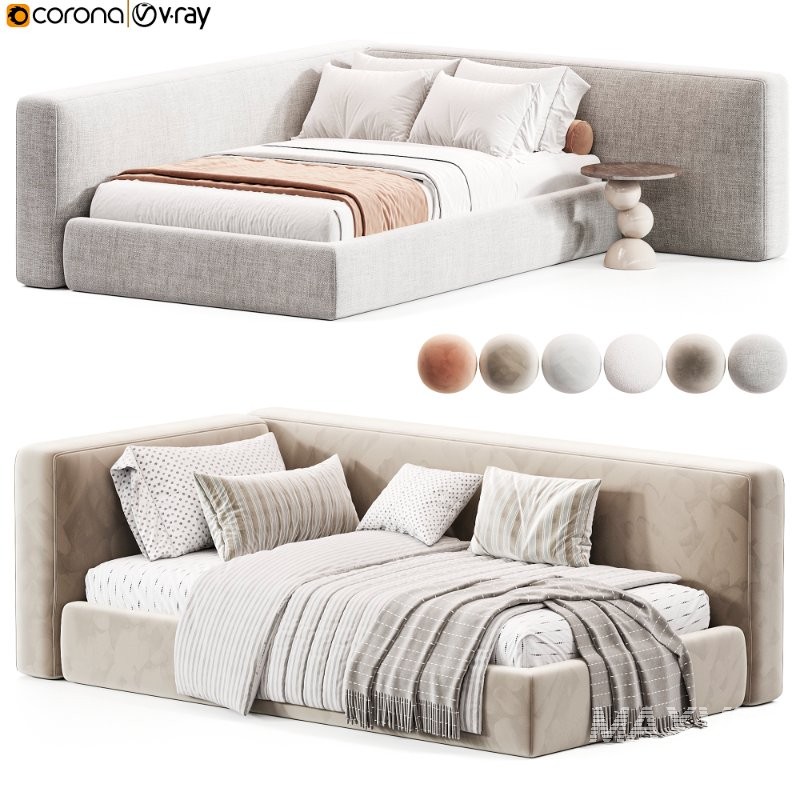 Corner bed Soho Design - Image 7