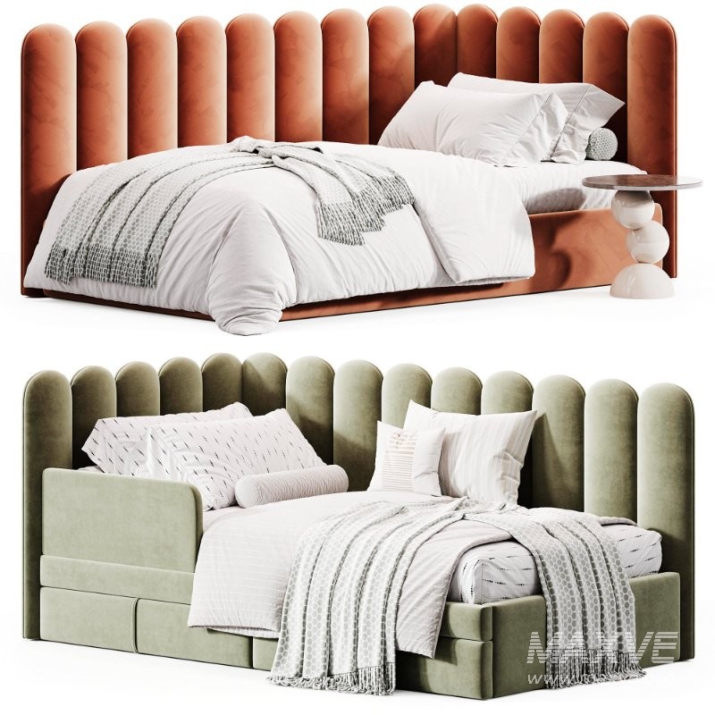 Children’s soft bed – Chamomile - Image 1