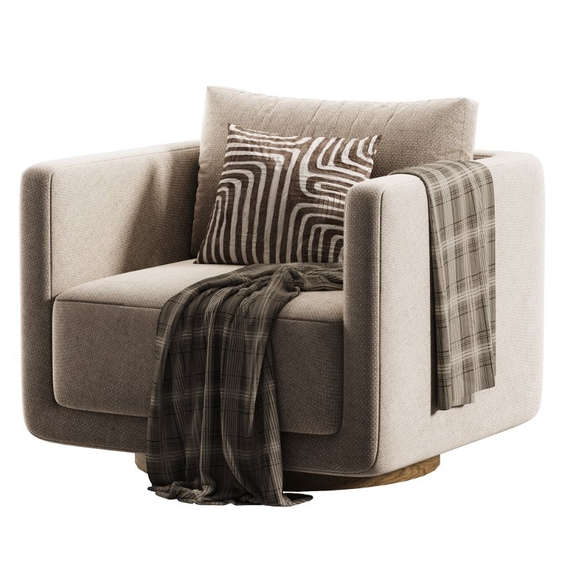 Faux Leather Armchair - Image 2