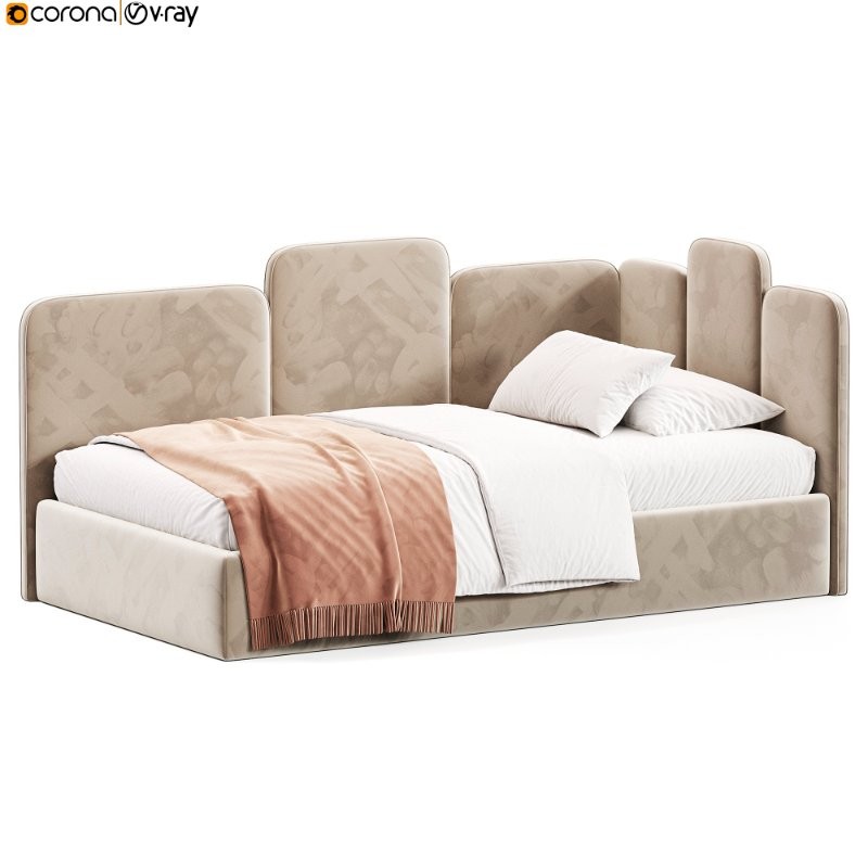 Corner bed Pikachu Design - Image 1