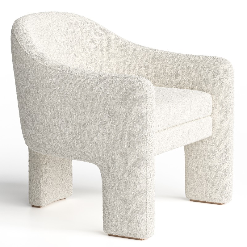 Italian_boucle_armchair - Image 3