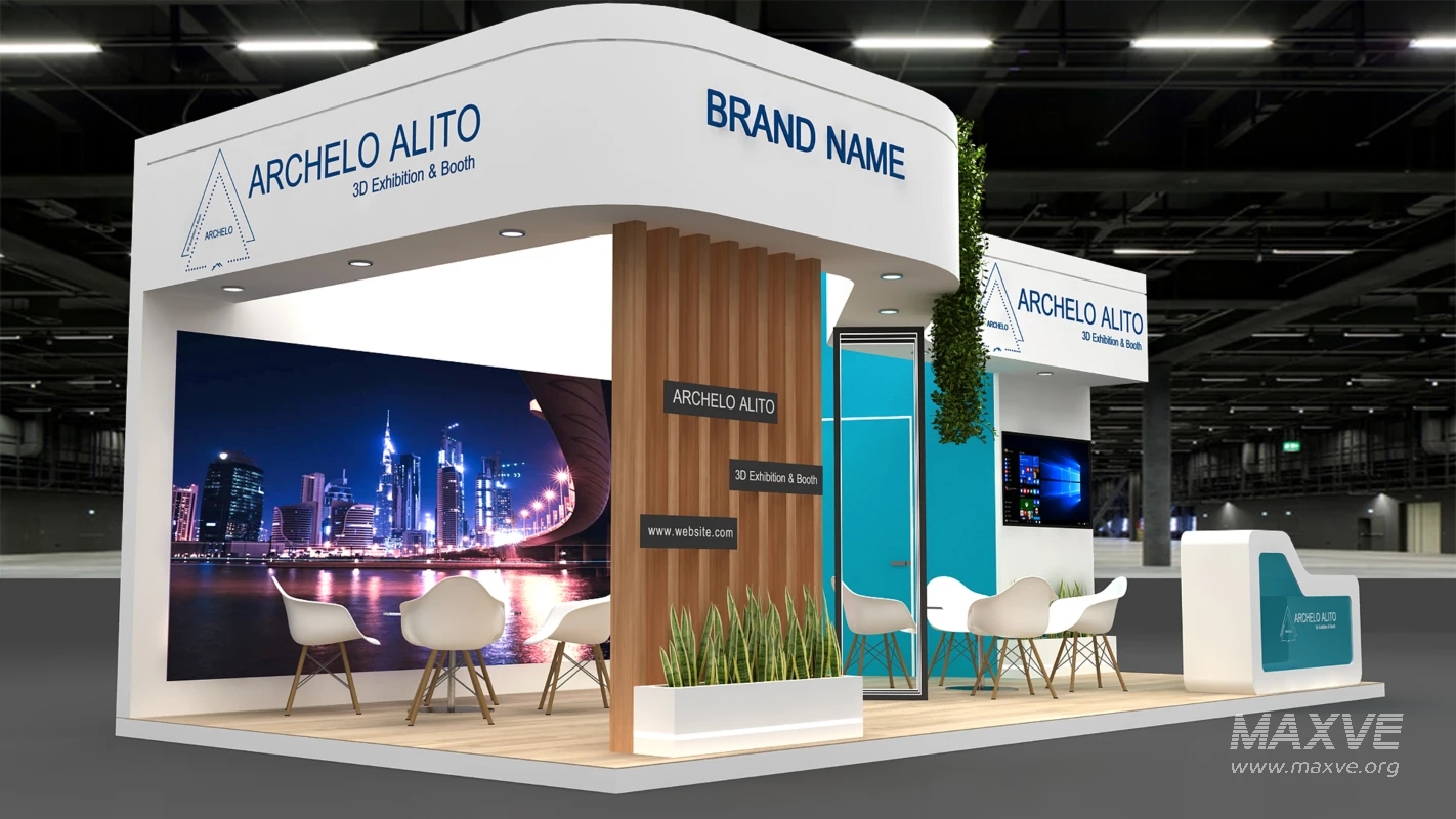 exhibition 3d model - Image 3