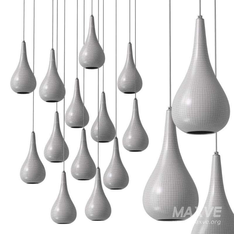 Porcelain Drops Pendant Lamps - Image 5