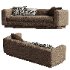 Yarrow Camel Woven Fabric Sofa - Thumbnail 3