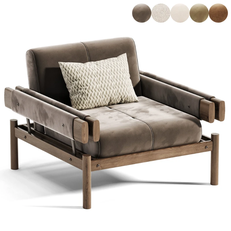 Pair of MP-19 armchair by Percival Lafer - Image 4