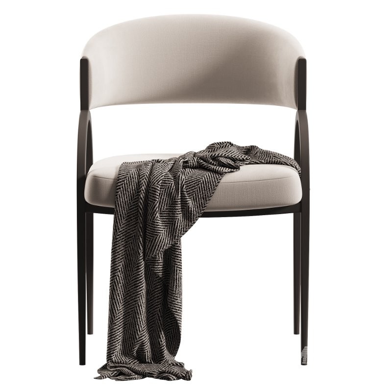 Natural Linen Chair - Image 2