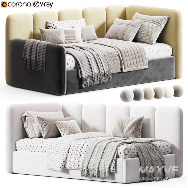 Corner bed LORI by Mamoony - Image 3