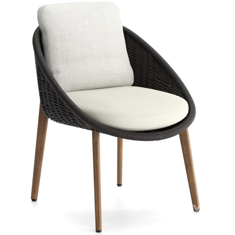 Lido Cord Outdoor Dining Chair - Image 3