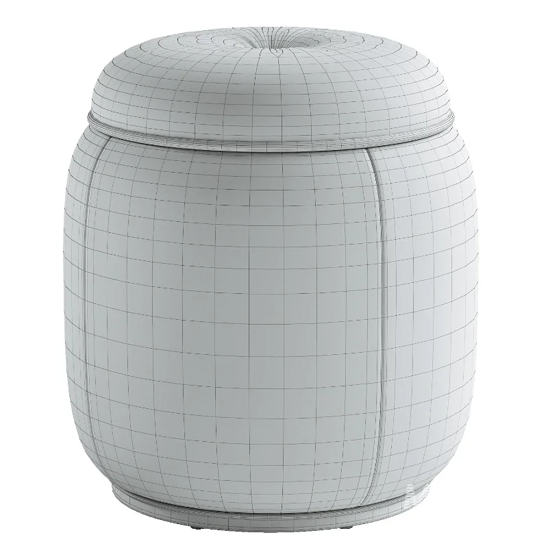 Dialogue Beige Ottoman - Image 2