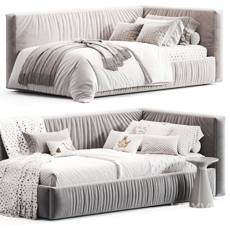 Corner Soft Bed MONA by Mamoony - Image 6