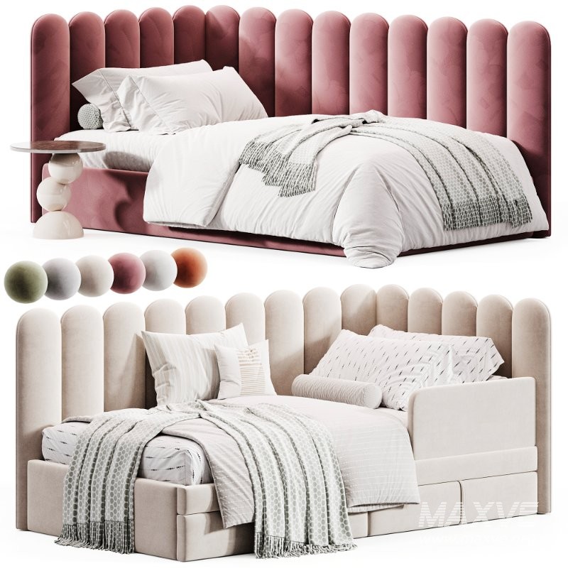 Children’s soft bed – Chamomile - Image 3