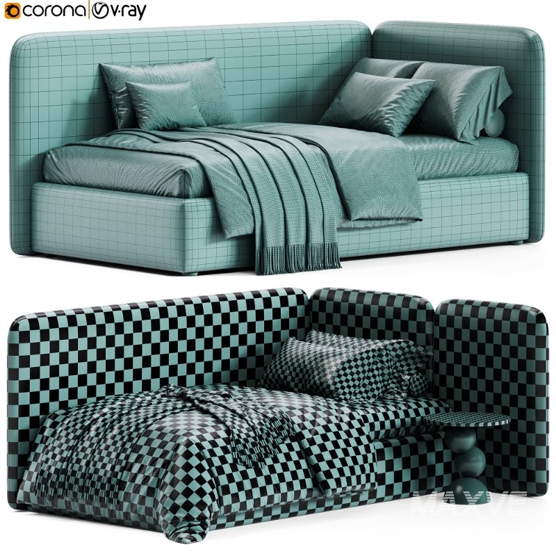 Corner bed Fleet Design kids - Image 5