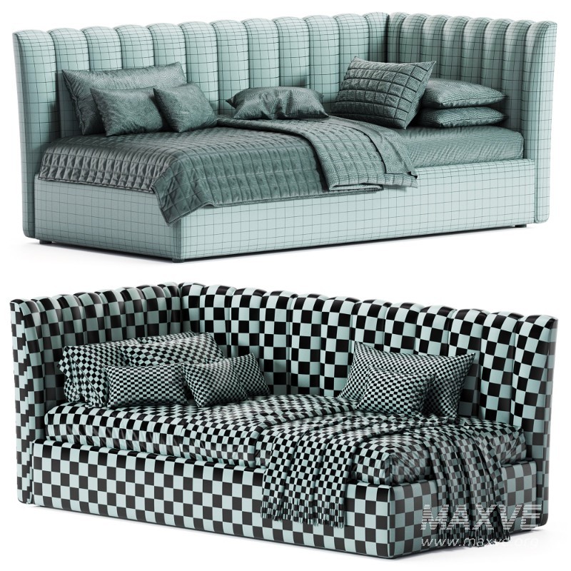 Corner bed PHOENIX by Mamoony - Image 6