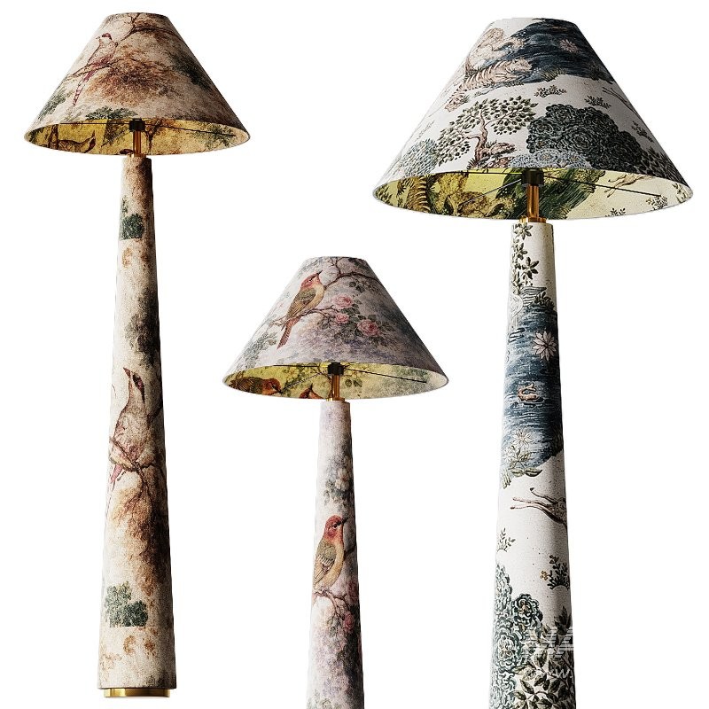 anthropologie Lulu Judarn Empire Floor Lamp - Image 1