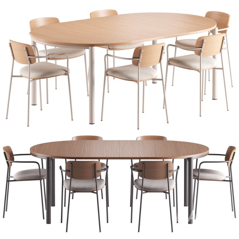 Maureen Chair and Montuiri Extendable Table 2017 - Image 1