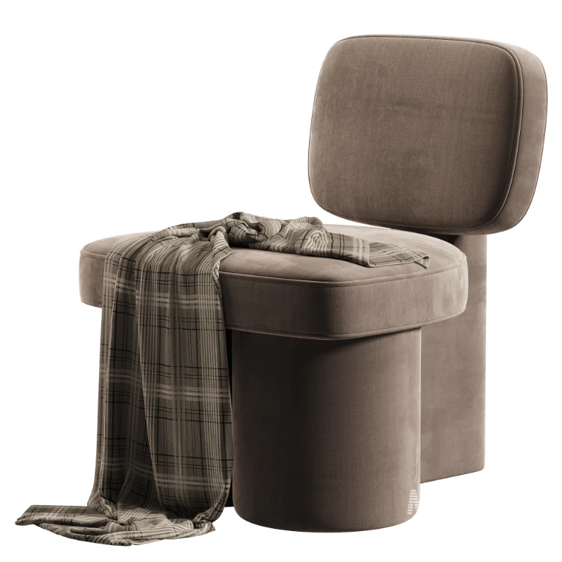 Thea Accent Chair in Forest Green Corduroy - Image 5