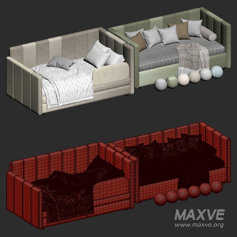 Children’s Soft Bed Quadra Light - Image 7