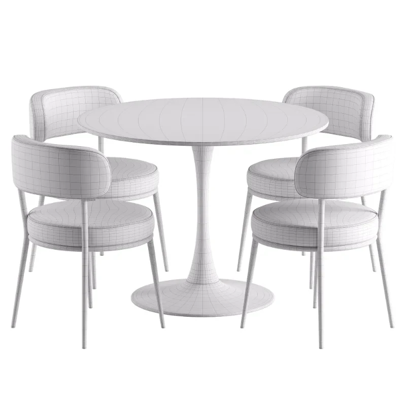 Bodrum Chair and Tulip Table - Image 5