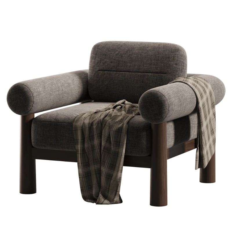 Maxton Chair in Grey Marl Pax Boucle - Image 5