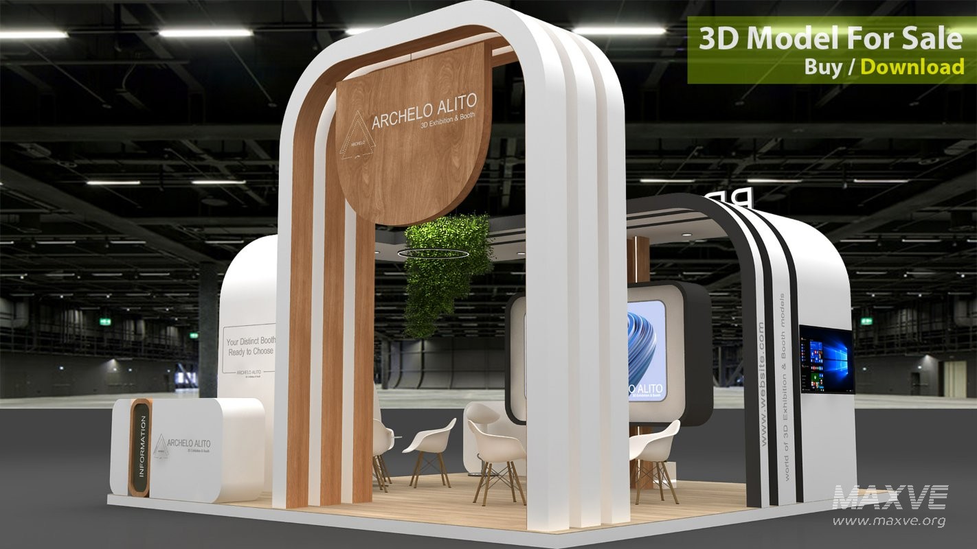stand stall 3d - Image 6