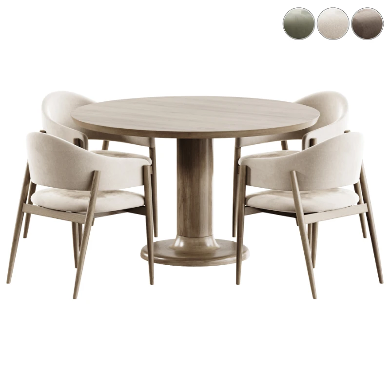 Alba Upholstered Chair and Table Coco - Image 1