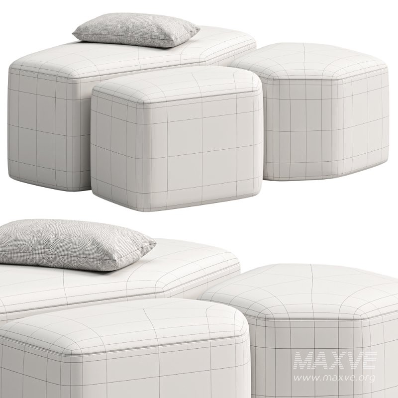 BEKI Pouf By Baxter - Image 3