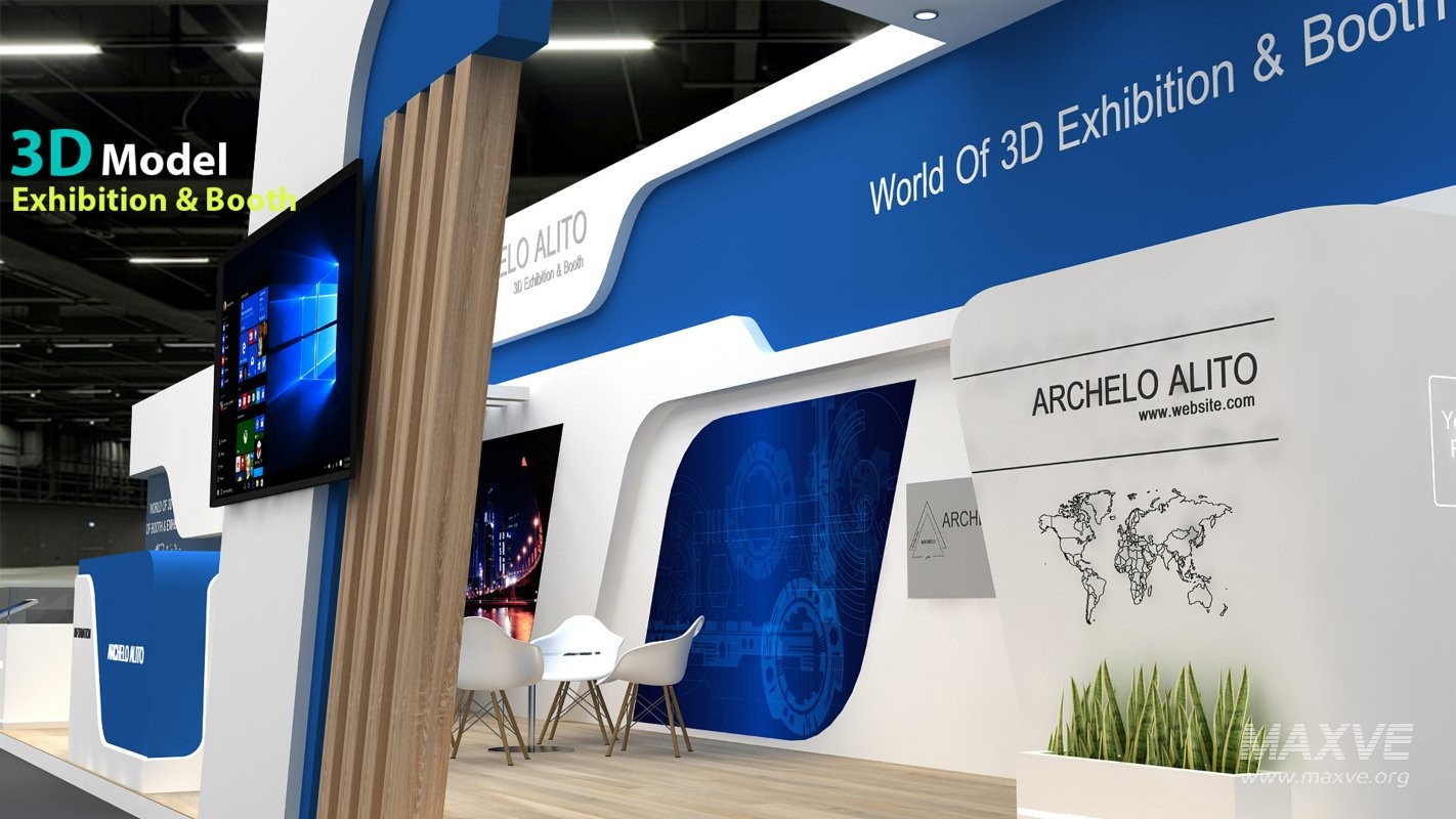 exhibition 3d model - Image 4