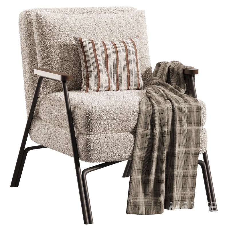 Industrial Style Indoor Armchair - Image 1