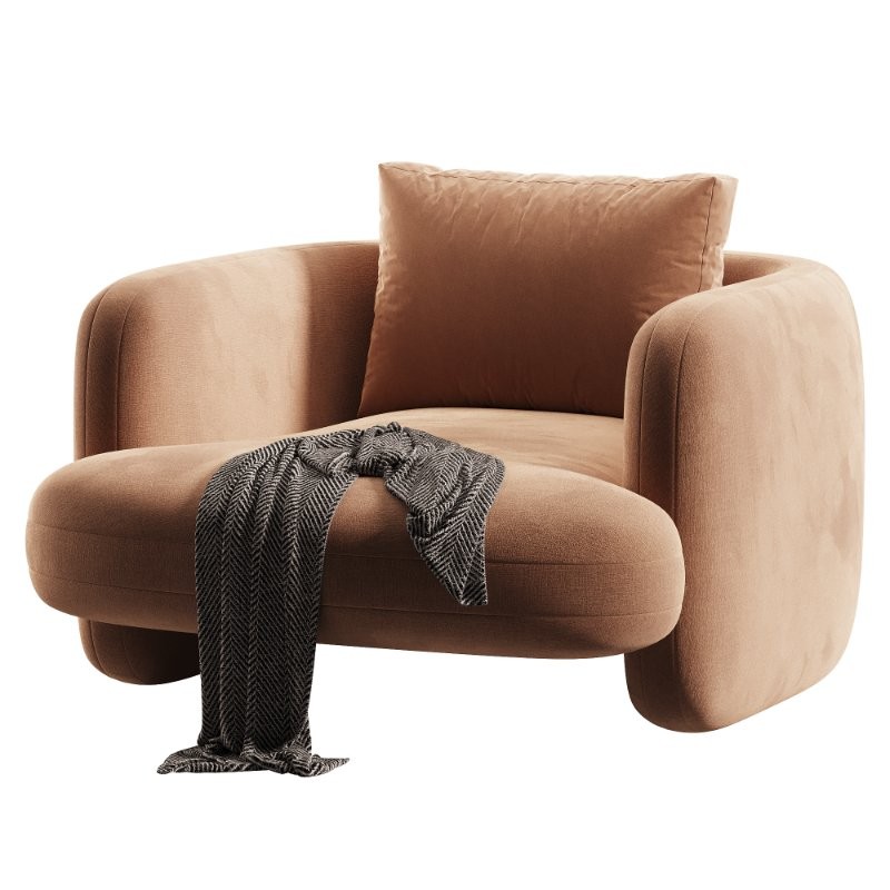 Caracole Overlap Dark Taupe Chair - Image 4
