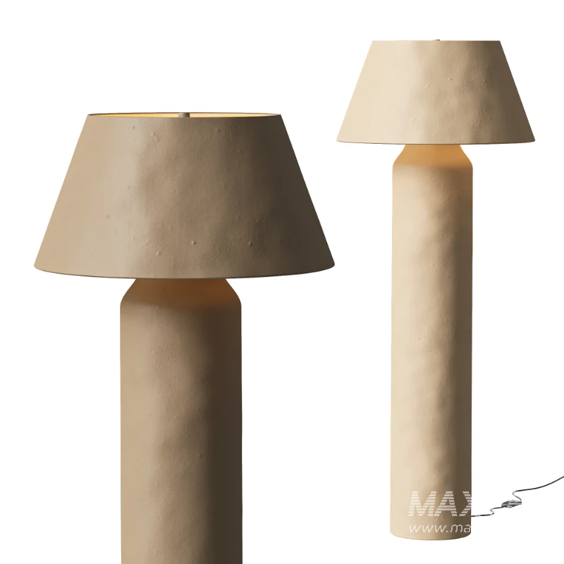Paper Mache Traditional Floor Lamp By Wayfair - Image 1