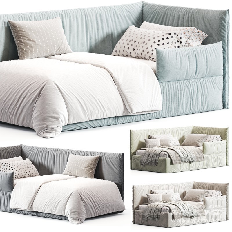 Corner bed ASTI by Mamoony - Image 1