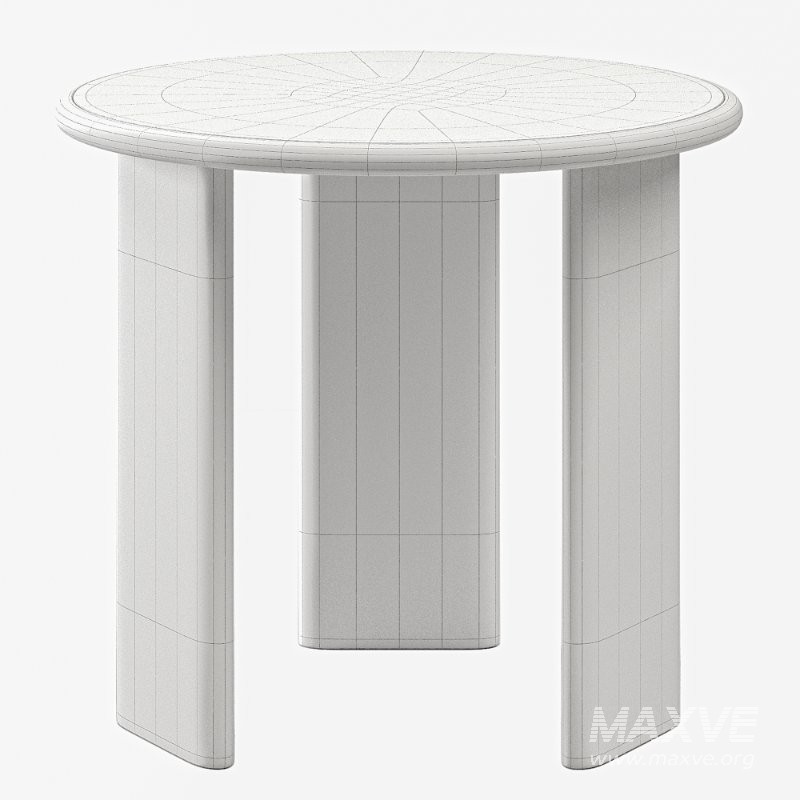 Persimmon Wood Dining Table - Image 3
