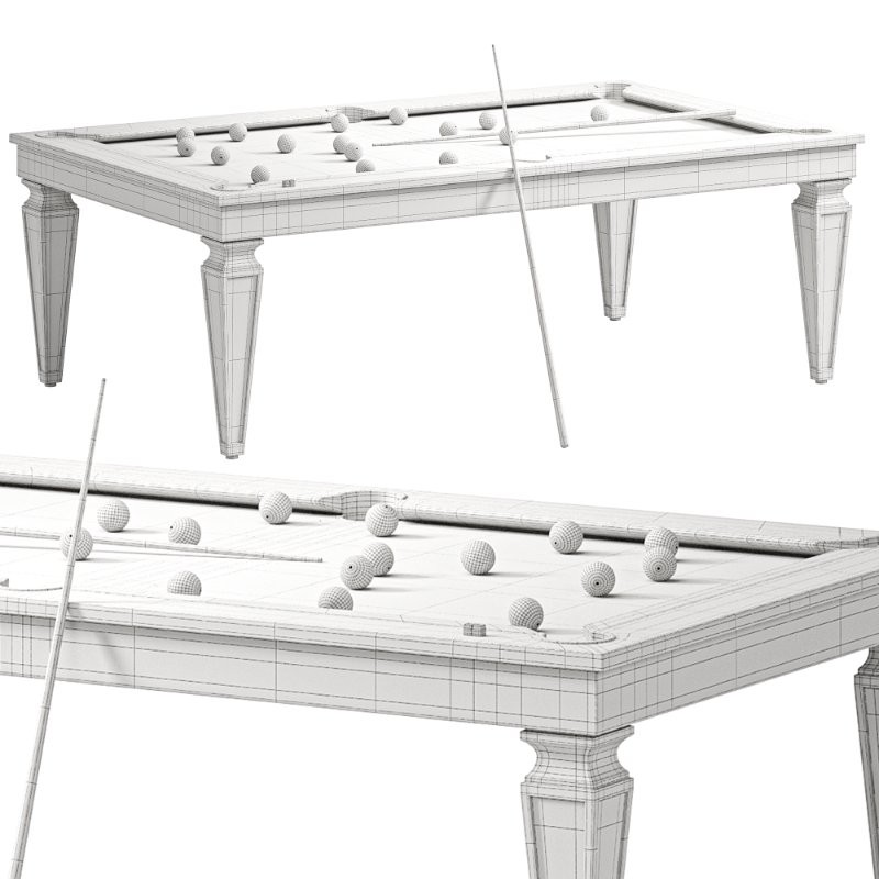 Biliardo Tavolo Cheope Style Black - Image 2