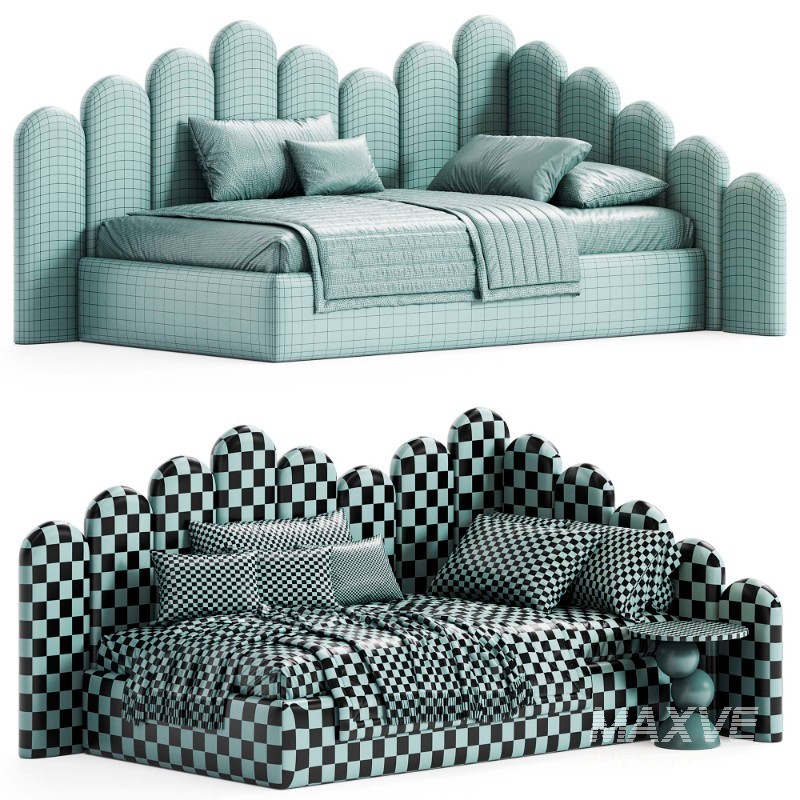 Corner bed Bambini kids multi level - Image 6