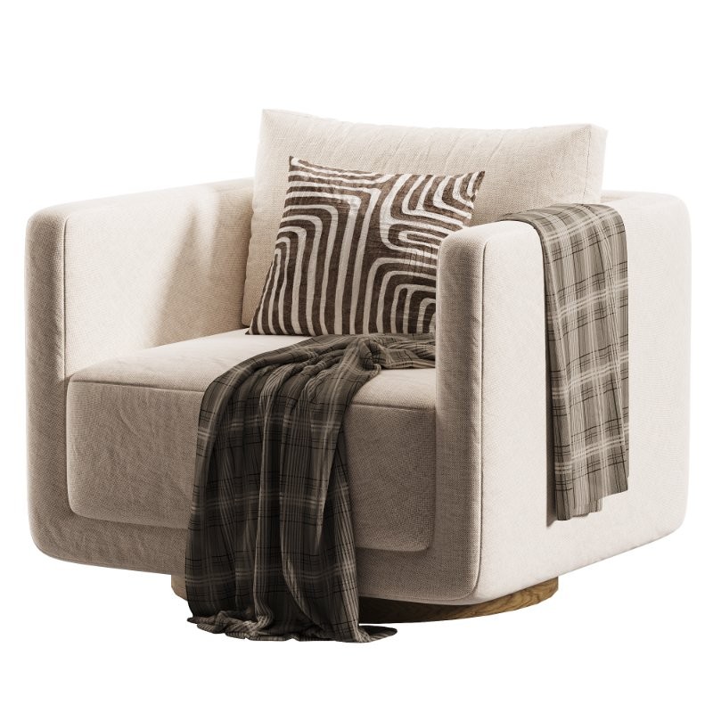 Faux Leather Armchair - Image 3