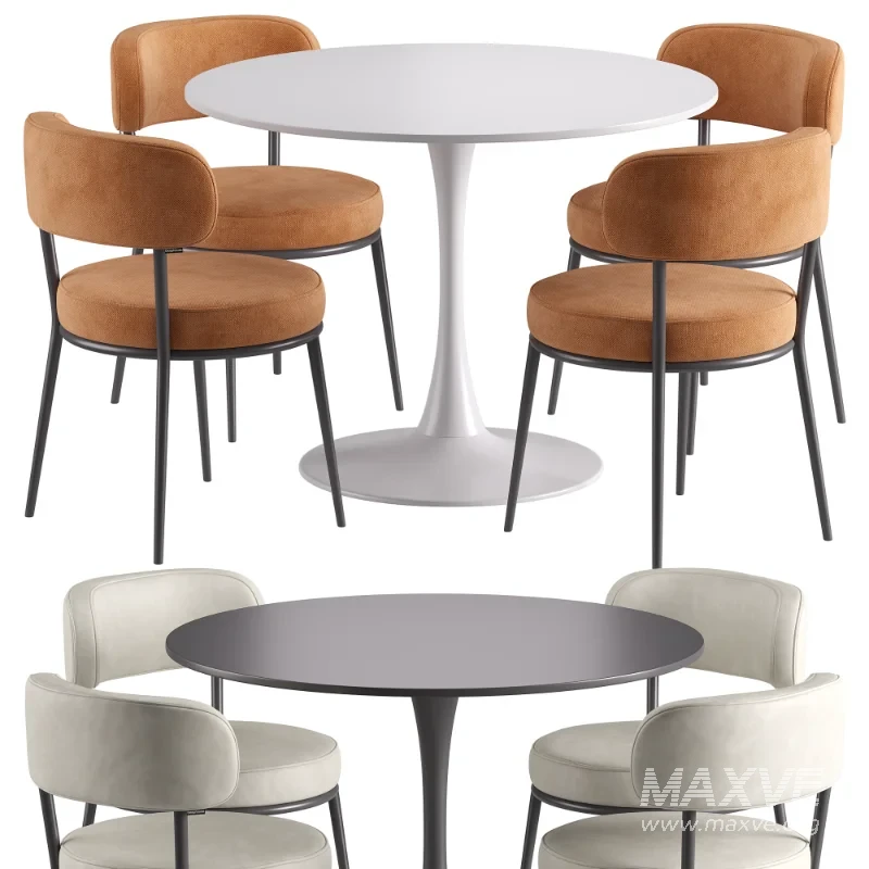 Bodrum Chair and Tulip Table - Image 8