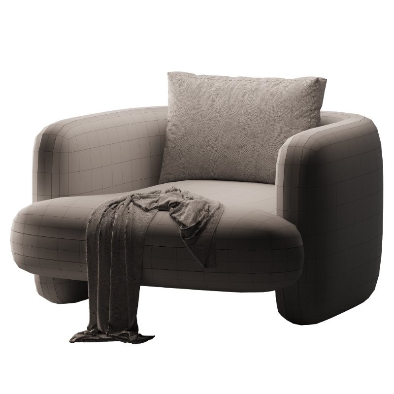 Caracole Overlap Dark Taupe Chair - Image 5