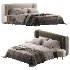 Vienna Tan Boucle Queen Bed - Thumbnail 2