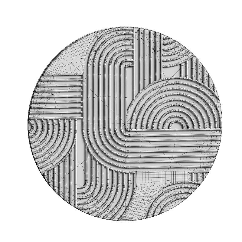 Geometric Echoes Wall Art - Image 4