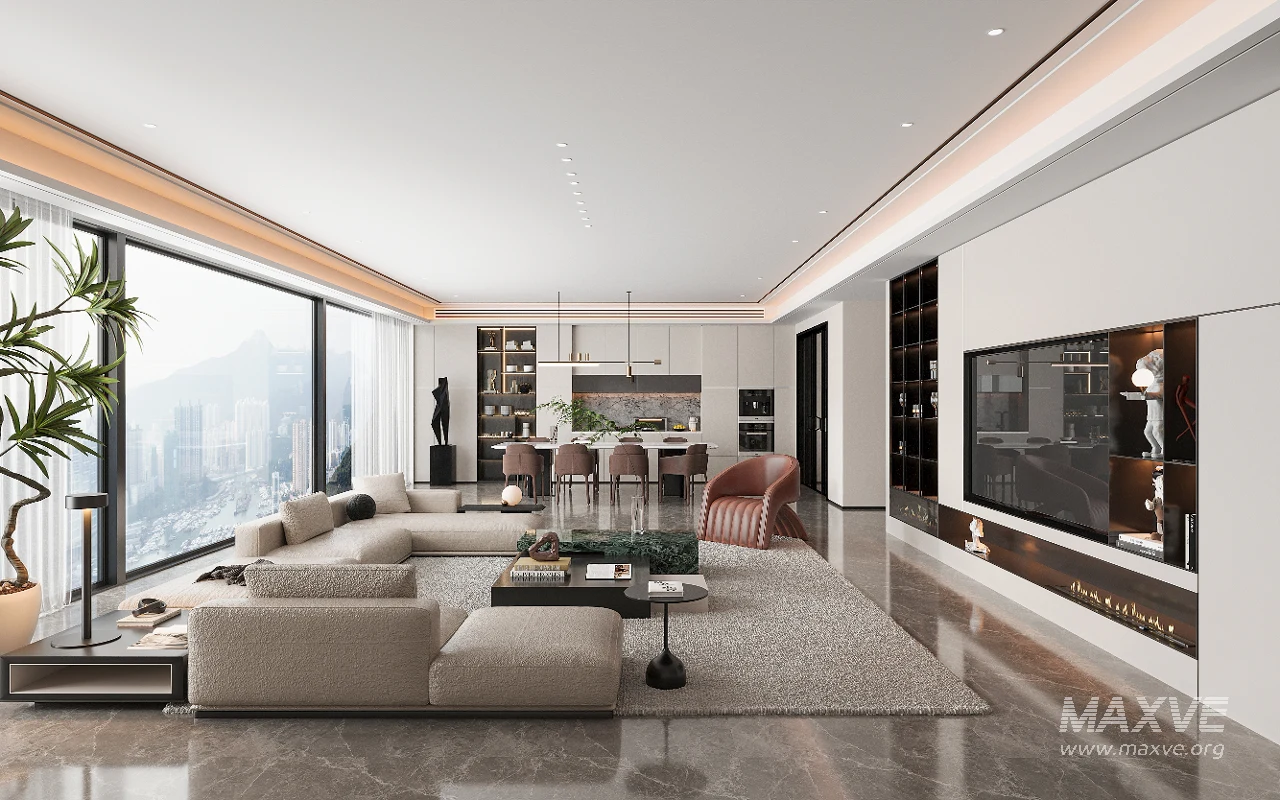 modern living room - Image 1