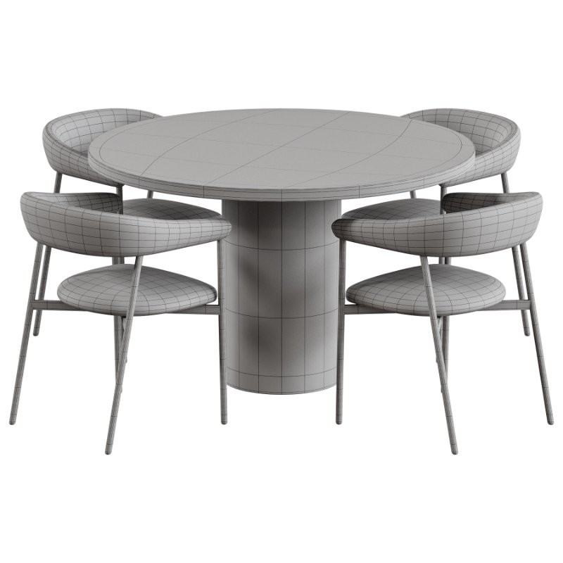 Toko Chair and Round Dining Table - Image 3