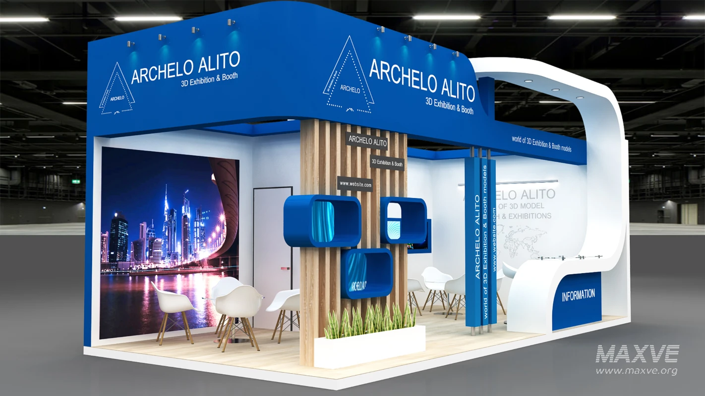 Exhibition Booth 3D Model - Image 6
