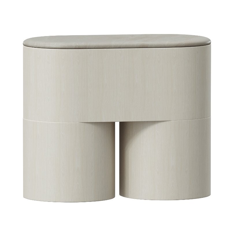 Fin Bedside Table - Image 3