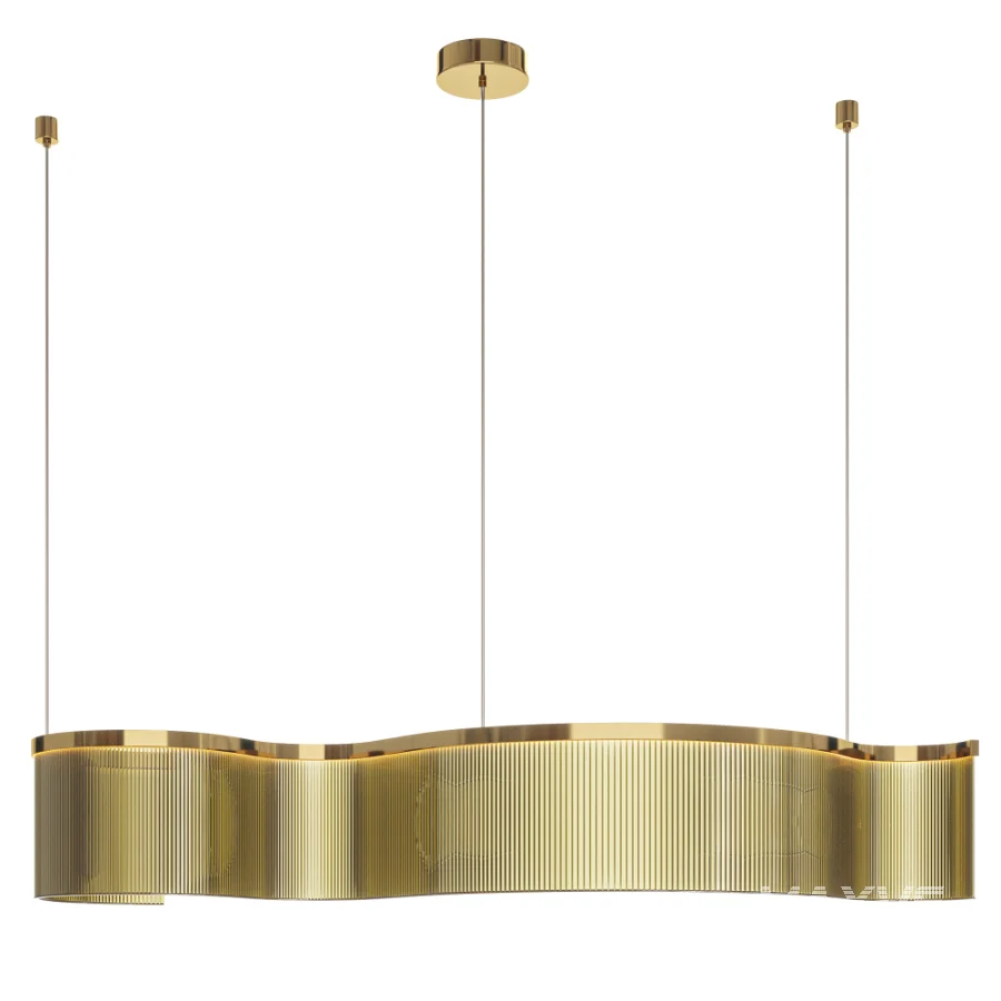Glass Linear Pendant Light - Image 2