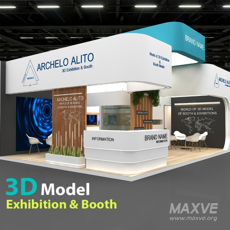 exhibition 3d model - Image 1