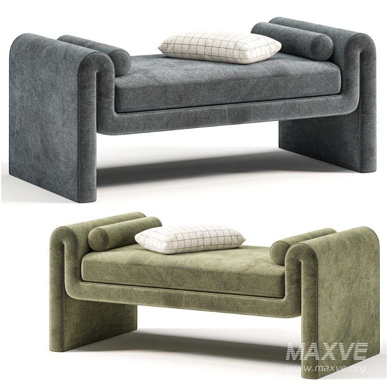 Button Tufted Ottoman for Living Room, Entryway, by Wayfair - Image 3