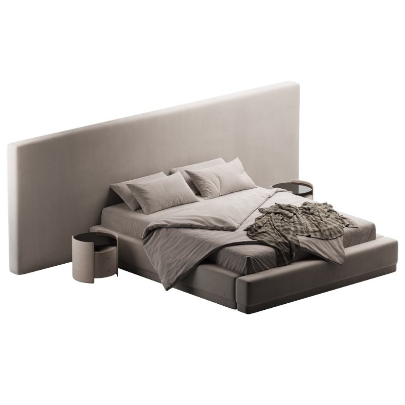 Manya Extended Headboard Platform Bed - Image 2