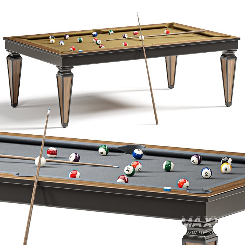 Biliardo Tavolo Cheope Style Black - Image 4